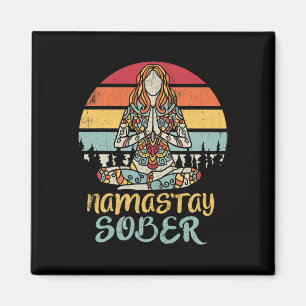 Namastay Sober Na Aa 12 Step Recovery Meditation S Magnet