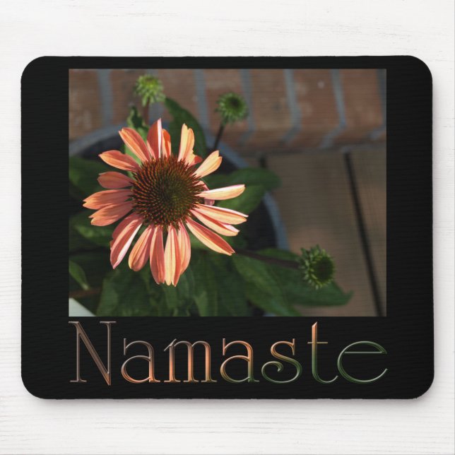 Namaste 3 mouse pad (Front)
