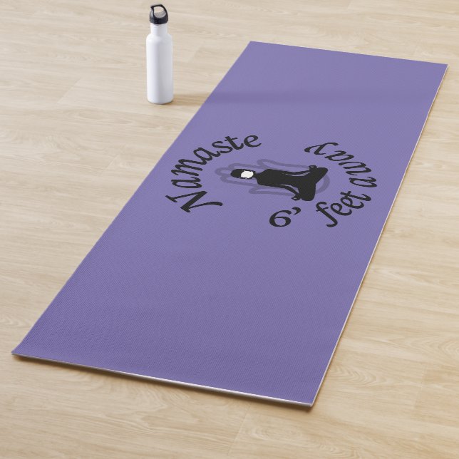 Namaste 6' Feet Away Yoga Mat (In Situ)