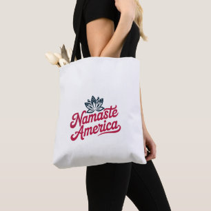 Namaste America Yoga Tote Bag