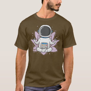 Namaste Astronaut meditating T-Shirt