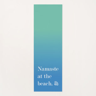 Namaste At The Beach Yoga Mat