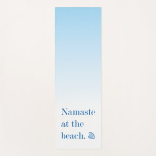 Namaste At The Beach Yoga Mat