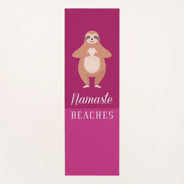 Namaste Beaches Yoga Mat (Front)