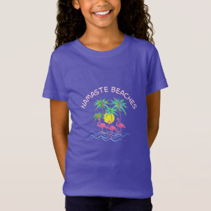 Namaste Beaches Zen Yoga Tee Tropic Fun Graphic