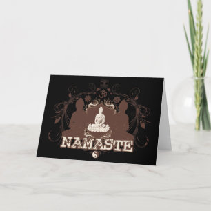 Namaste Buddha Card