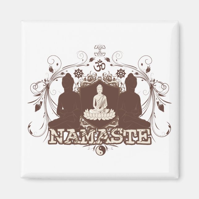 Namaste Buddha Magnet (Front)