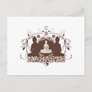 Namaste Buddha Postcard