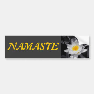 NAMASTE bumper sticker