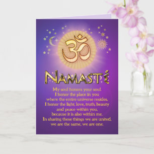 Namasté  card