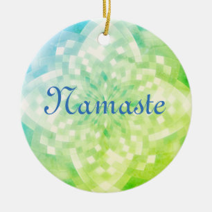 Namaste Ceramic Tree Decoration