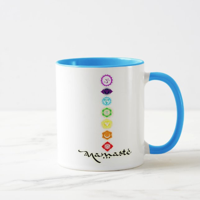 Namaste Chakras Mug (Right)