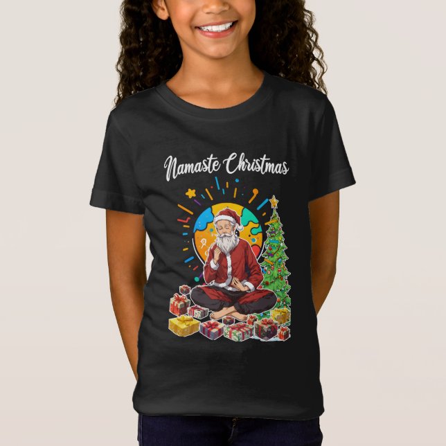 Namaste Christmas T-Shirt (Front)