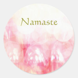 Namaste Classic Round Sticker