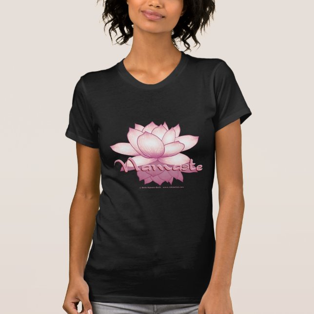 Namaste Dark Rose T-Shirt (Front)