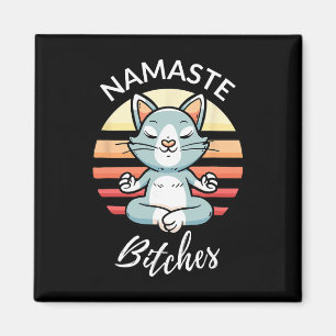 Namaste Es Sarcastic Yoga Funny Meditation Yogi Oh Magnet