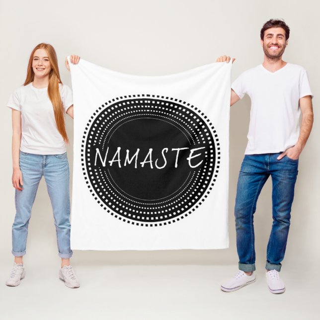 Namaste Fleece Blanket (In Situ)