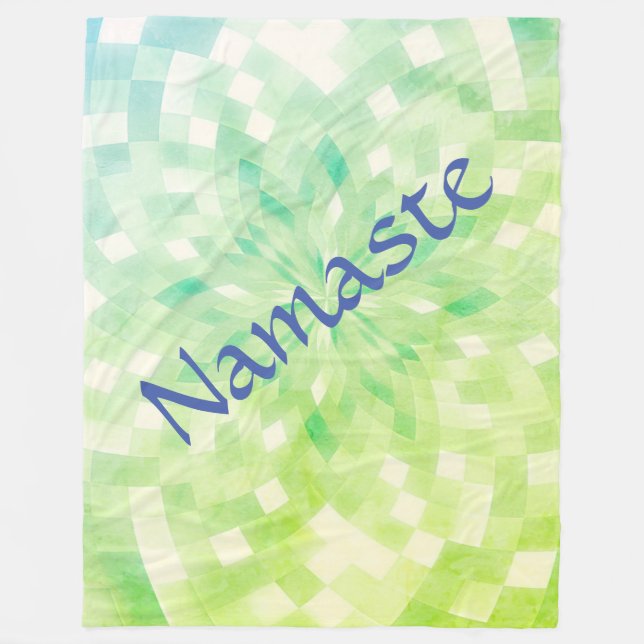 Namaste Fleece Blanket (Front)