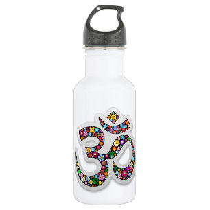 Namaste Floral Symbol Art 532 Ml Water Bottle