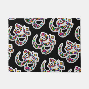 Namaste Floral Symbol Art Doormat