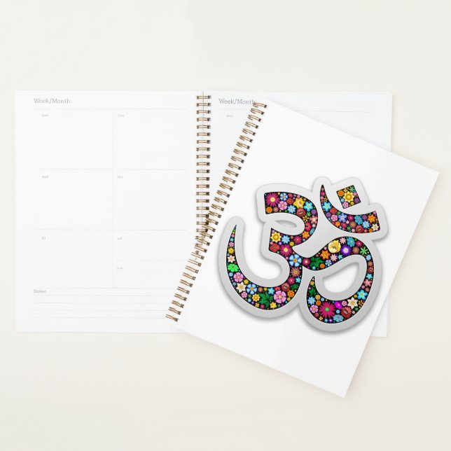 Namaste Floral Symbol Art Planner (Display)