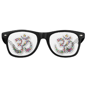 Namaste Floral Symbol Art Retro Sunglasses