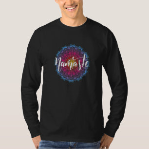 Namaste Hatha Yoga Meditation Mandala Love Spiritu T-Shirt