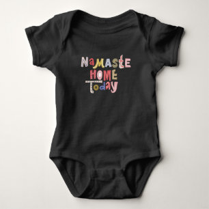 Namaste Home Today Folk Art Floral Baby Bodysuit