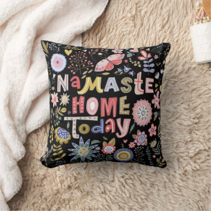 Namaste Home Today Folk Art Floral Cushion
