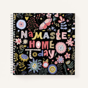 Namaste Home Today Folk Art Floral Notebook