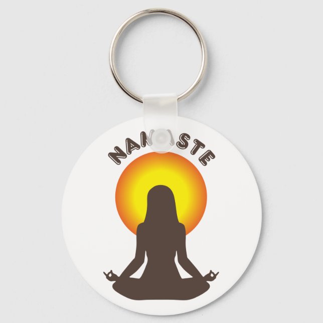 Namaste Key Ring (Front)