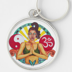 Namaste Key Ring