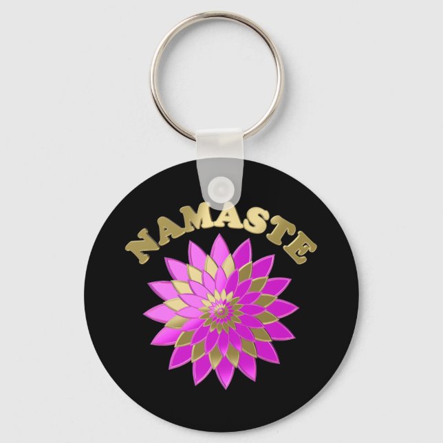Namaste Key Ring (Front)