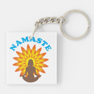 Namaste Key Ring