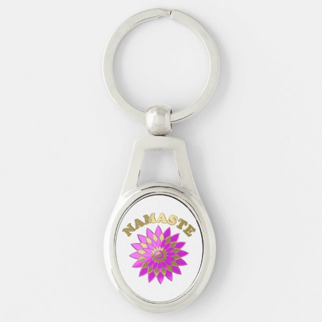 Namaste Key Ring (Front)