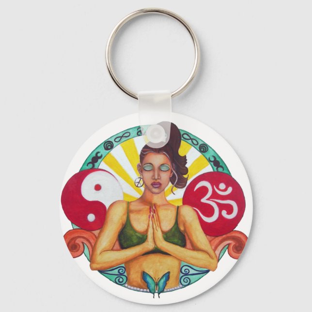 Namaste Key Ring (Front)