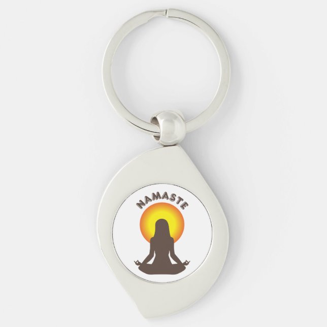Namaste Key Ring (Front)