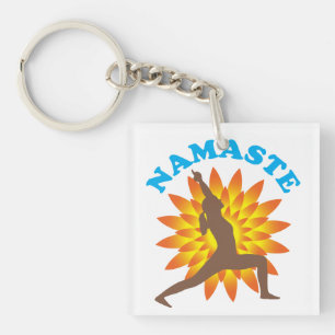 Namaste Key Ring