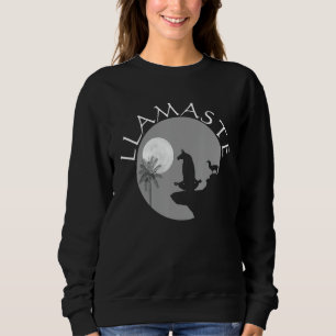 Namaste Llama Yoga For Men and Women Sweatshirt