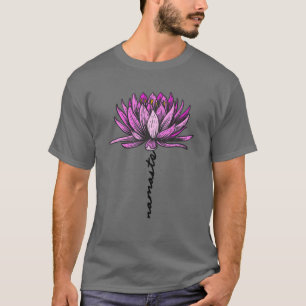 Namaste Lotus Flower Spiritual Yoga Meditation Gif T-Shirt