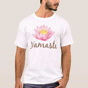 Namaste Lotus Flower Yoga T-Shirt