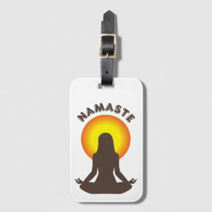 Namaste Luggage Tag
