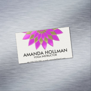 Namaste Magnetic Business Card