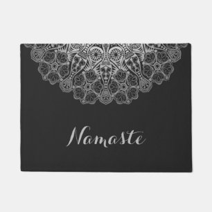 Namaste Mandala Doormat   Zen Entryway Mat