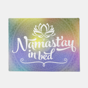 Namaste Mandala Funny Quote Door Mat