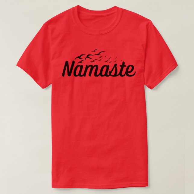Namaste Meditation T-Shirt (Design Front)