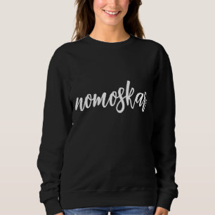Namasté Modern Black Meditation Spiritual Yoga Sweatshirt