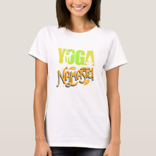 Namaste  Modern Spiritual Meditation Yoga T-Shirt