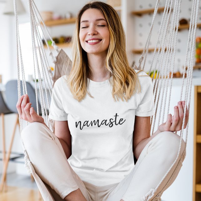 Namaste | Modern Spiritual Meditation Yoga T-Shirt (Creator Uploaded)