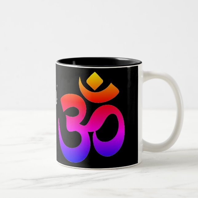 Namaste n' in bed OM mug (Right)